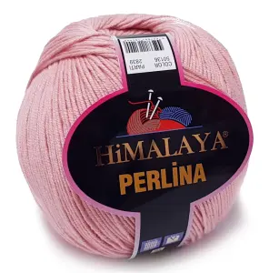 PERLINA włóczka BAWEŁNA 50% AKRYL 100g j.róż 136