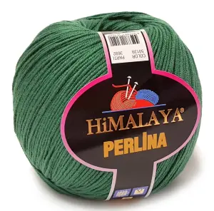 PERLINA włóczka BAWEŁNA 50% AKRYL 100g zieleń 139