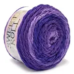 WŁÓCZKA SWEET ROLL akryl 140g FIOLET 1047-01