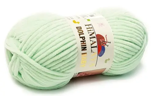 HIMALAYA GRUBA włóczka DOLPHIN BABY SELEDYN 80307  - Sklep i pasmanteria Niteczka