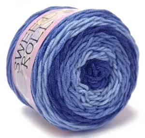 WŁÓCZKA SWEET ROLL akryl 140g NIEBIESKI 1047-02